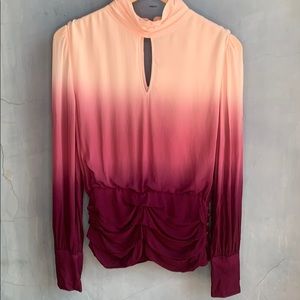 NWT Young Fabulous and Broke YFB Chiffon Blouse